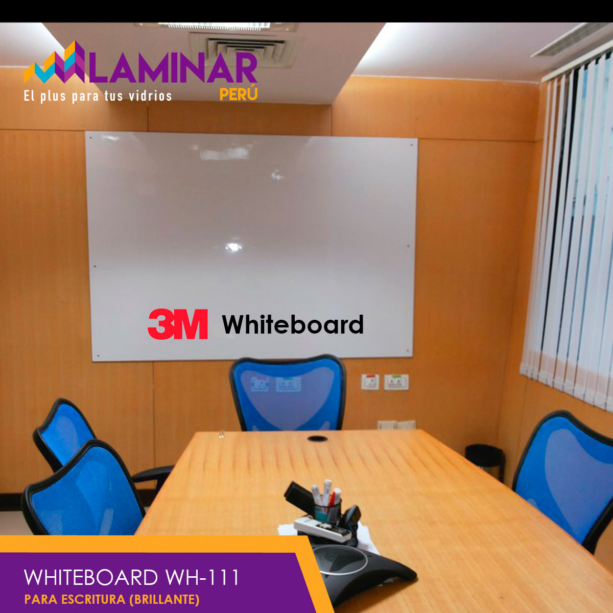 instalacion de whiteboard pizarra vinil