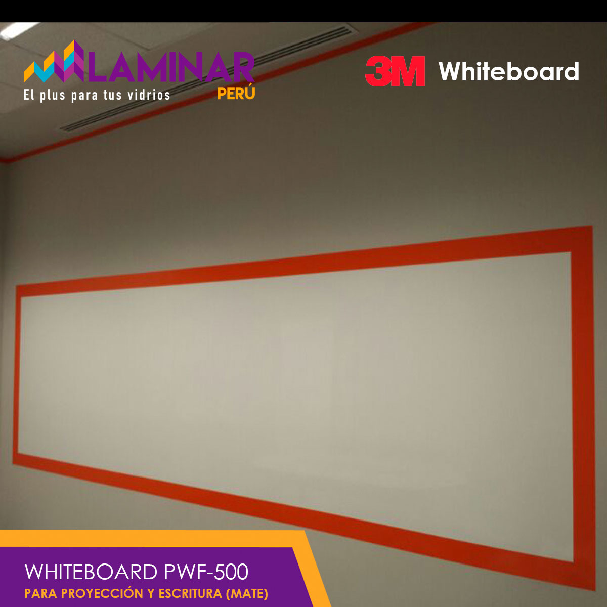 whiteboard mate 3M proyección escritura